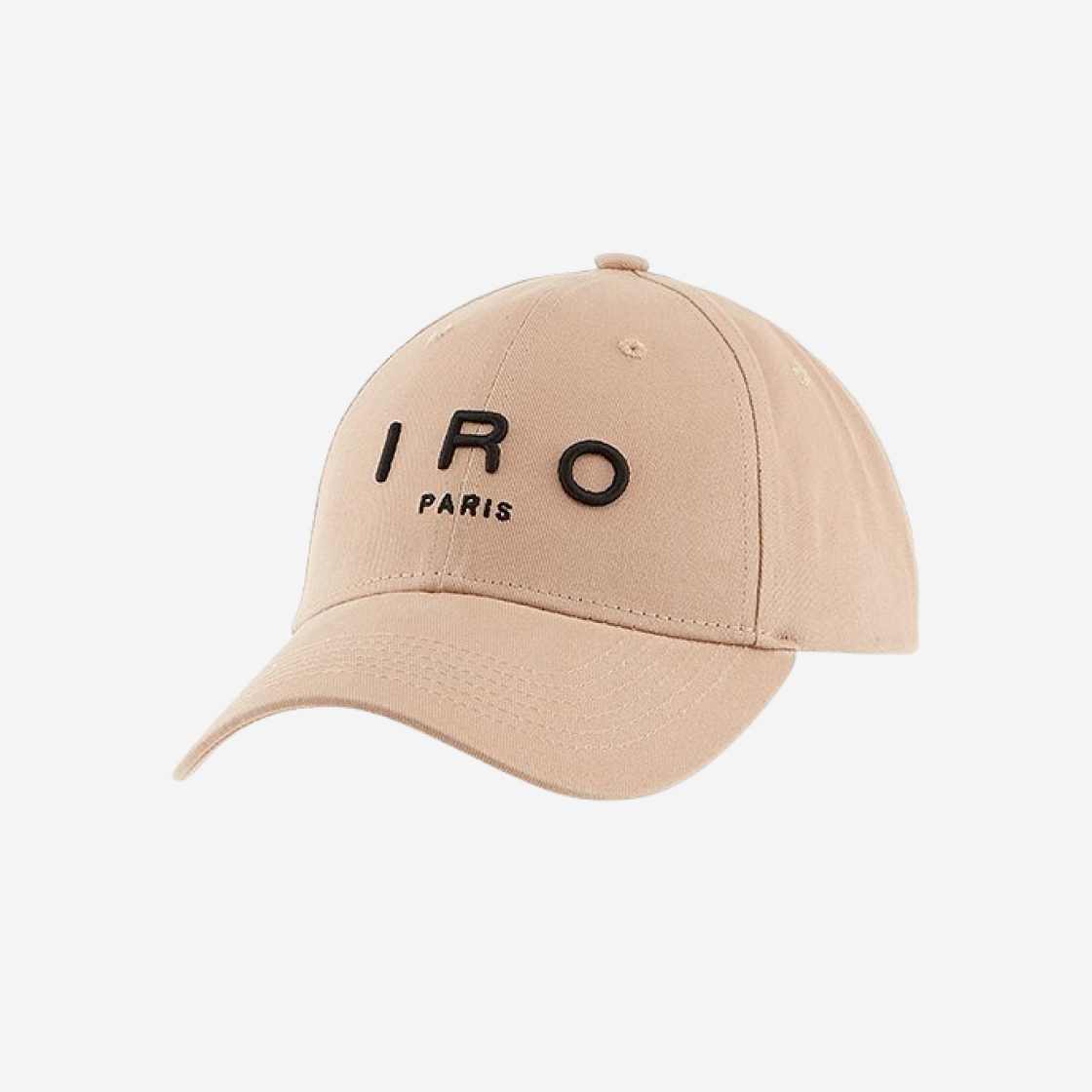 - Iro Greb Embroidered Baseball Cap Beige