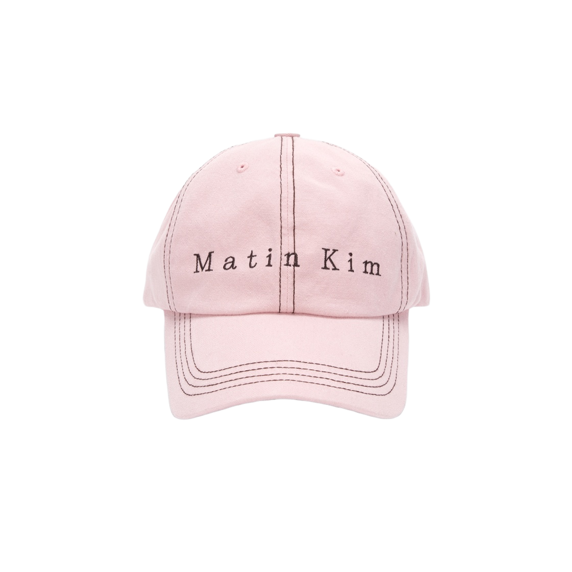 마뗑킴 마뗑  스티치 볼캡 라이트 핑크(Matin Kim Matin Stitch Ball Cap Light Pink) - 2