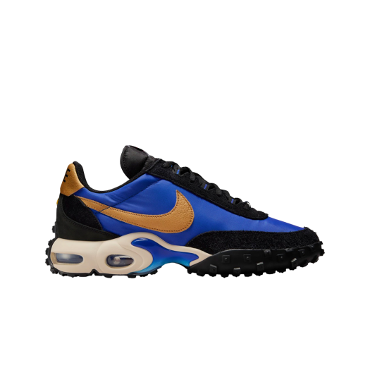 Nike Air Max Waffle Black and Hyper Blue