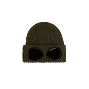 (Kids) C.P. Company Merino Wool Goggle Beanie Ivy Green - 23FW
