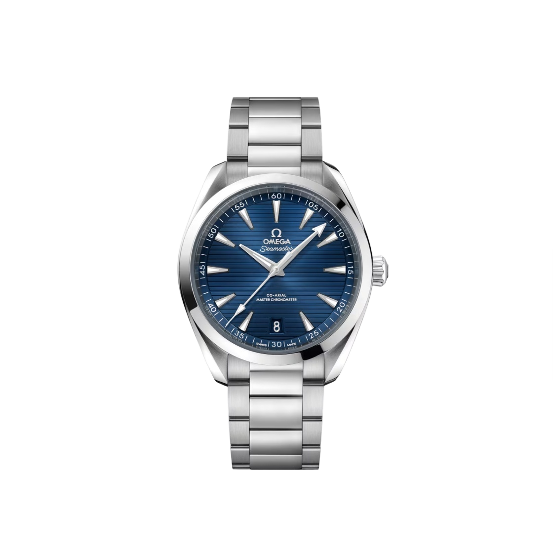 오메가 씨마스터 아쿠아 테라 150M 코 액시얼 마스터 크로노미터 스틸 블루(Omega Seamaster Aqua Terra 150M Co Axial Master Chronometer Steel Blue)