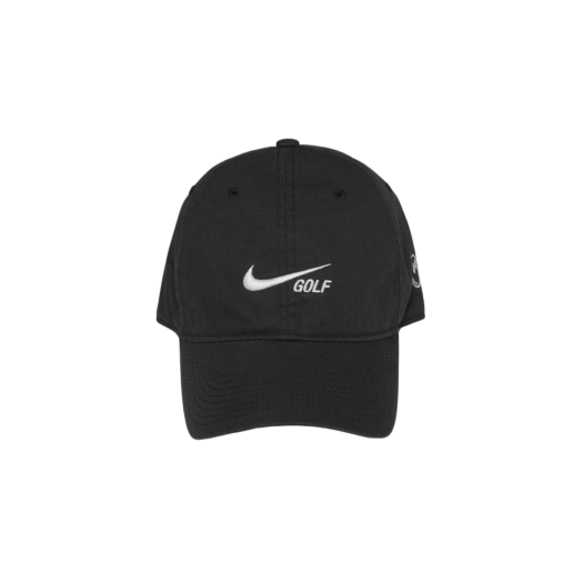 Malbon Golf x Nike Heritage 86 Washed Solid Cap Black