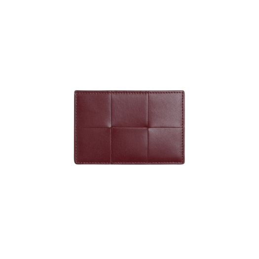 Bottega Veneta Credit Card Case Calfskin Barolo