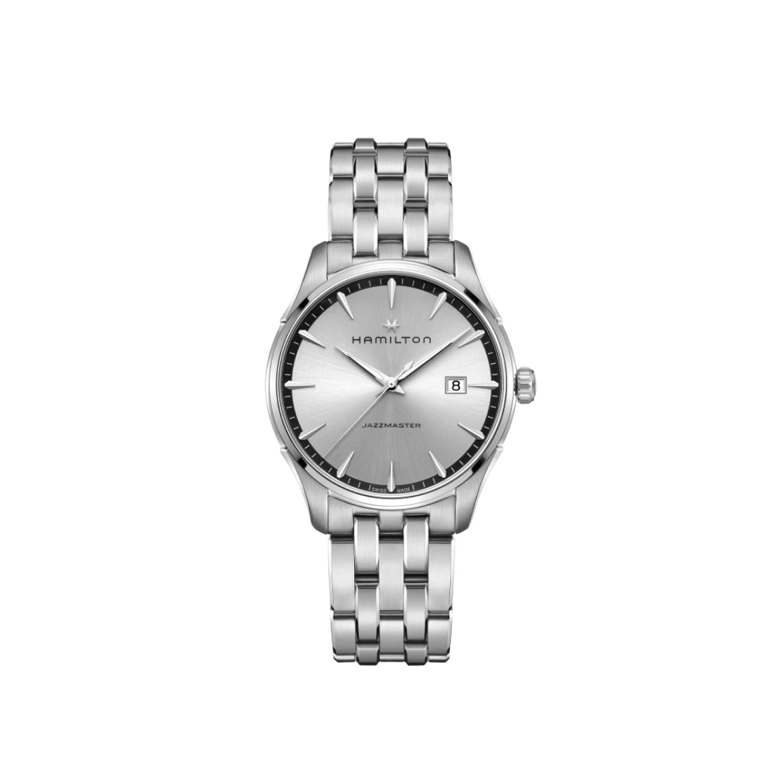 해밀턴 재즈마스터 젠트 쿼츠 40mm 스테인리스 스틸 실버(Hamilton Jazzmaster Gent Quartz 40mm Stainless Steel Silver) - 1