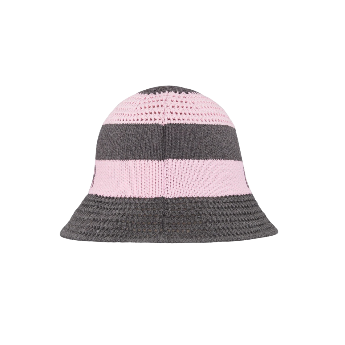(W) 디올 D-튤립 니트 클로슈 핑크 크레이 코튼 블렌드((W) Dior D-Tulipe Knit Cloche Pink Gray Cotton Blend) - 2