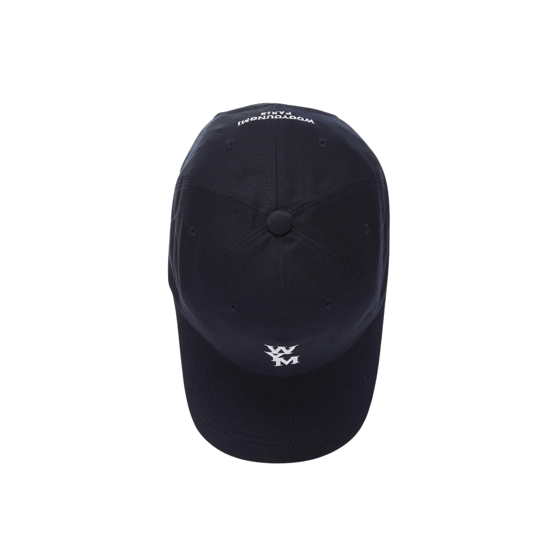 W213AC51992N Wooyoungmi White Logo Ball Cap Navy - 21FW - #2