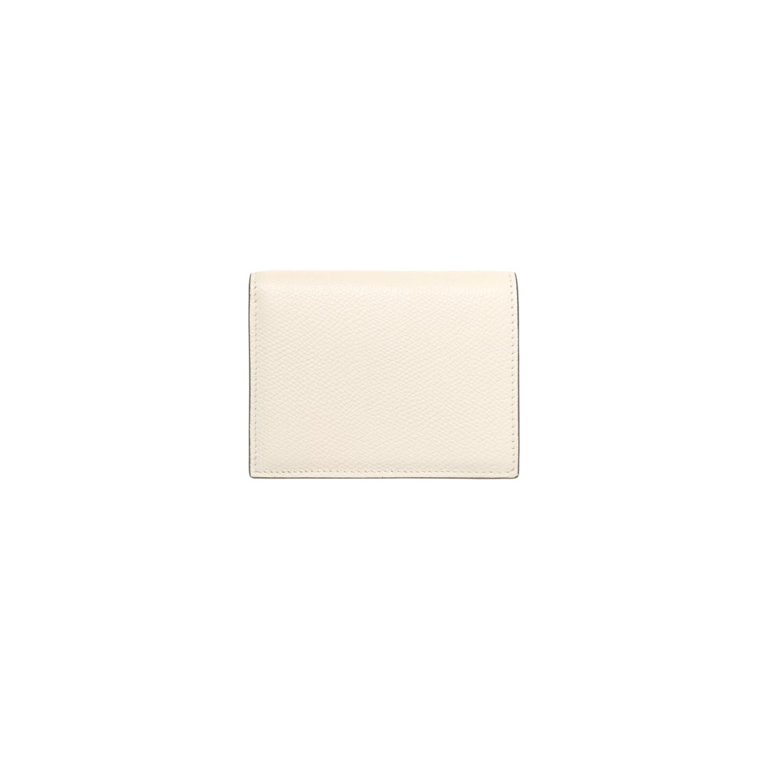 P0R39SNPI16 Valentino Compact Vlogo Signature Grainy Calfskin Wallet Light Ivory - #3