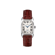 (W) Hamilton American Classic Boulton Small Second Quartz M 23.5mm Stainless Steel Cow Leather Red White