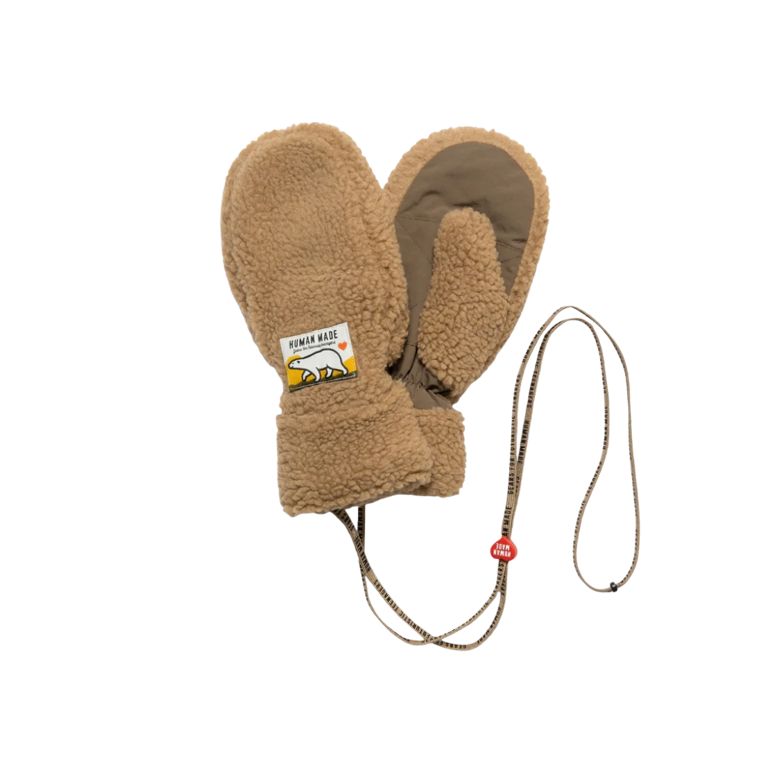 小物 Human Made Boa Fleece Mitten Whit 휴먼 메이드 보아 플리스 미튼 베이지 | Human Made | KREAM