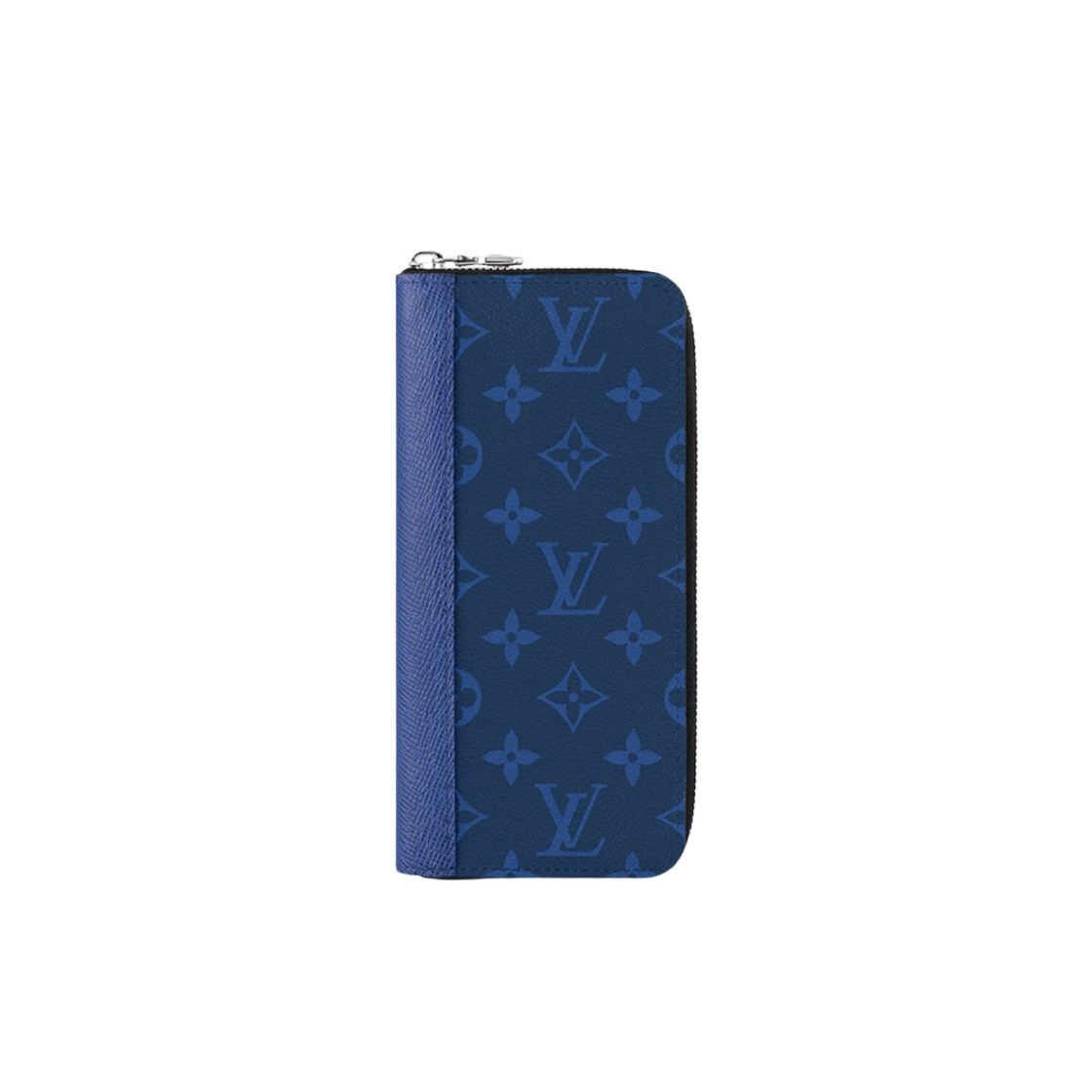 M30447 Louis Vuitton Zippy Wallet Vertical Pacific Blue Monogram Eclipse - 대표 이미지 #1