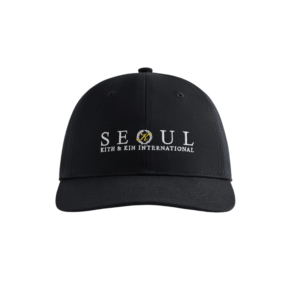 KHM050661-001 Kith Seoul Aaron Cap Black - 대표 이미지 #1