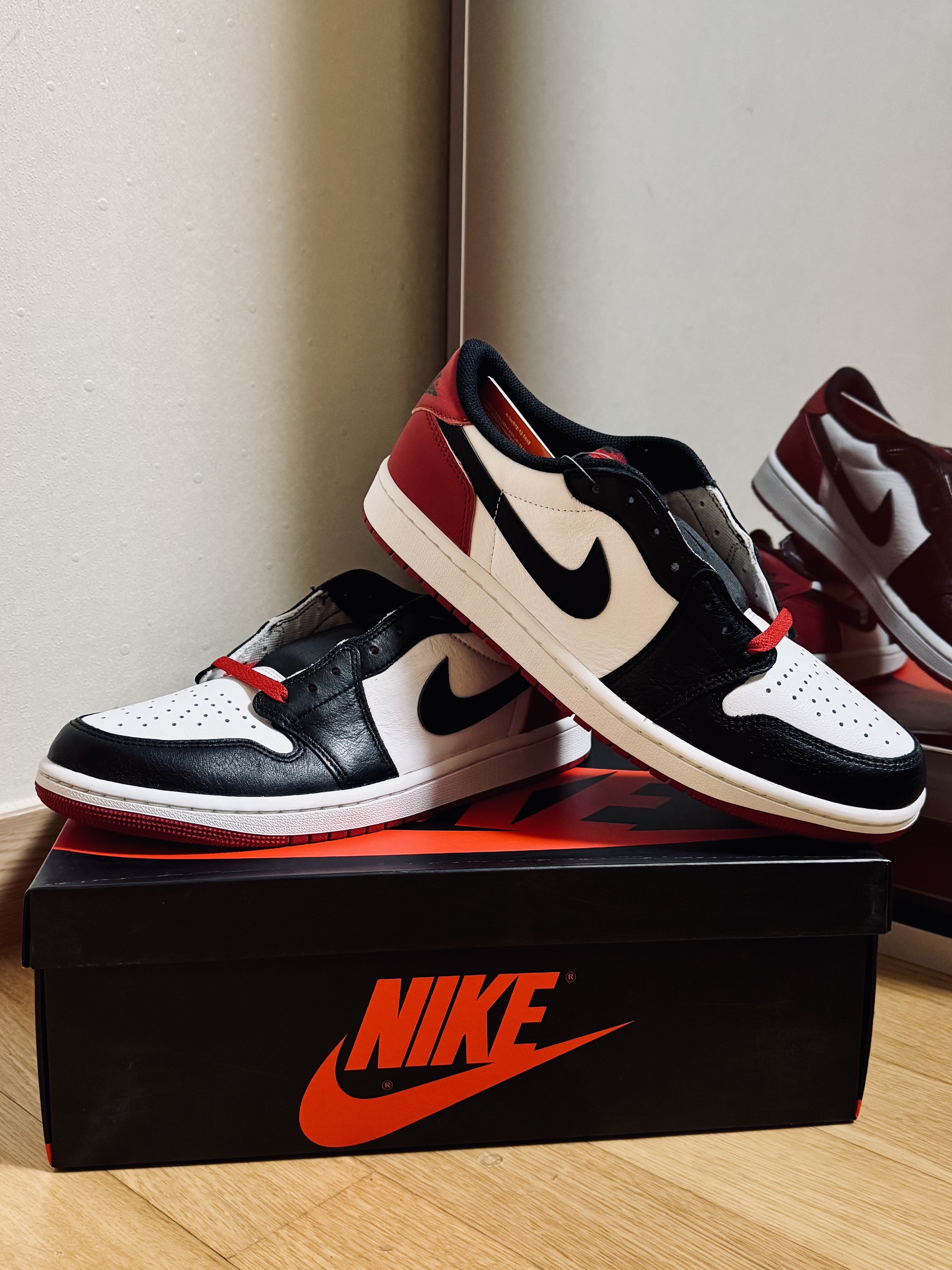 Jordan 1 Retro Low OG Black Toe 착용 스타일