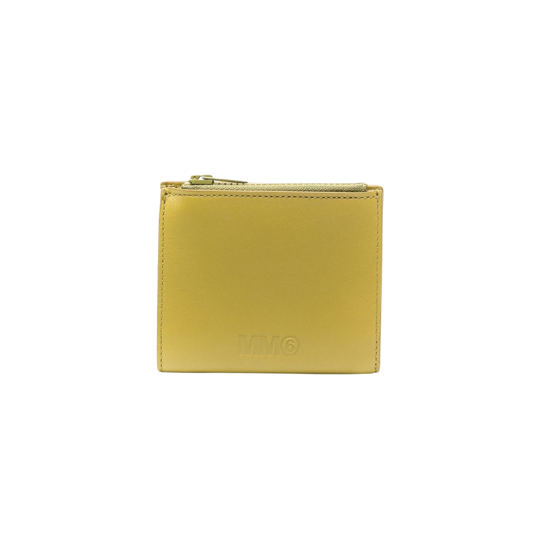 ★MM6 Maison Margiela★ Logo  Around Wallet Green Glow X MM6 Maison Margiela Zip Around Leather Wallet Green Glow | eBay