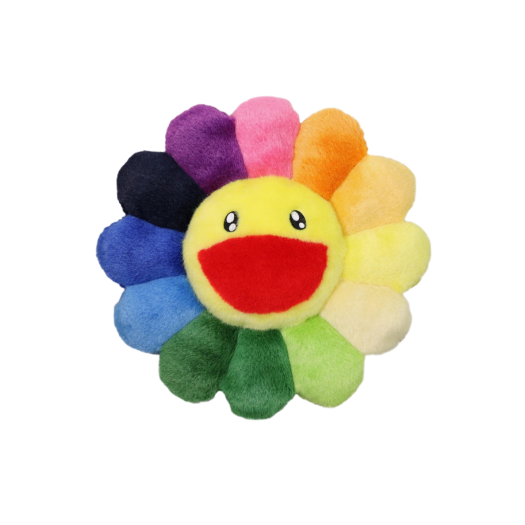 Kaikai Kiki Flower Cushion 30cm Rainbow