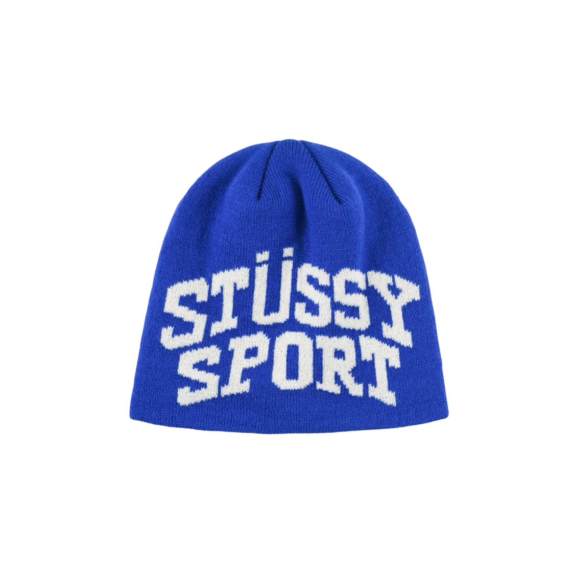 스투시 스포츠 자카드 스컬캡 비니 블루 | Stussy | KREAM