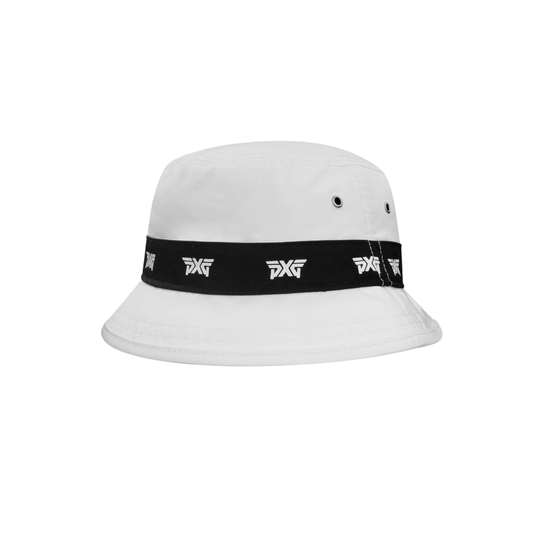 RPTLOGO-BUCKET PXG Logo Repeat Bucket Hat White