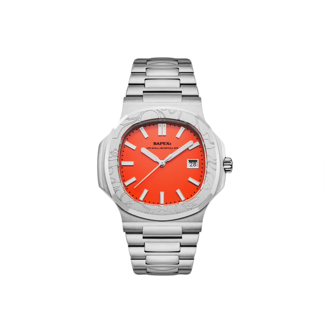 베이프 타입 10 베이펙스 워치 실버(BAPE Type 10 Bapex Watch Silver)