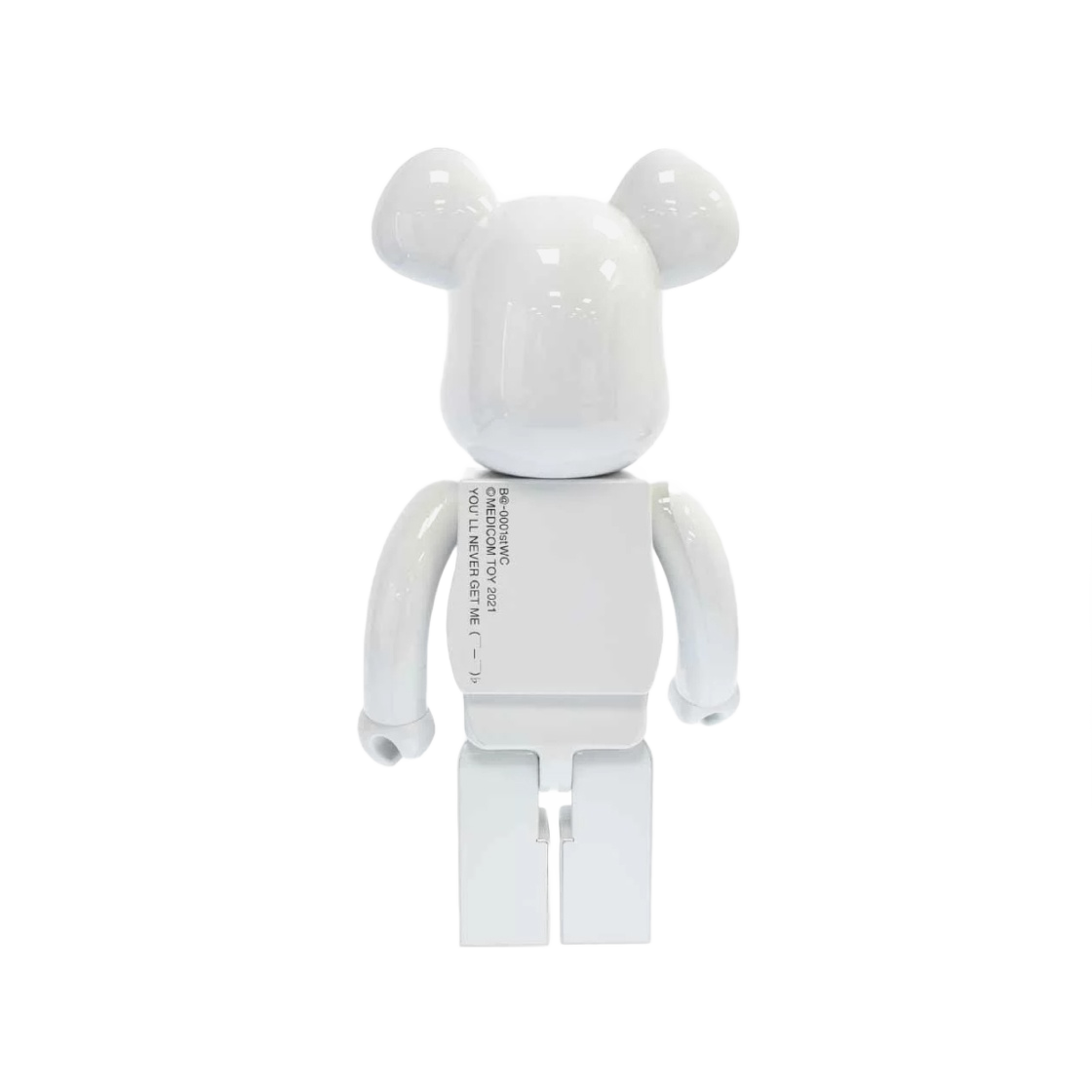 ベアブリック　1st MODEL WHITE CHROME 1000％ Be@rbrick 1st Model White Chrome 1000% Collectible Figure by