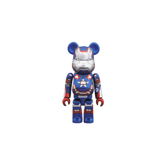 Bearbrick Marvel lron Man Iron Patriot 100%
