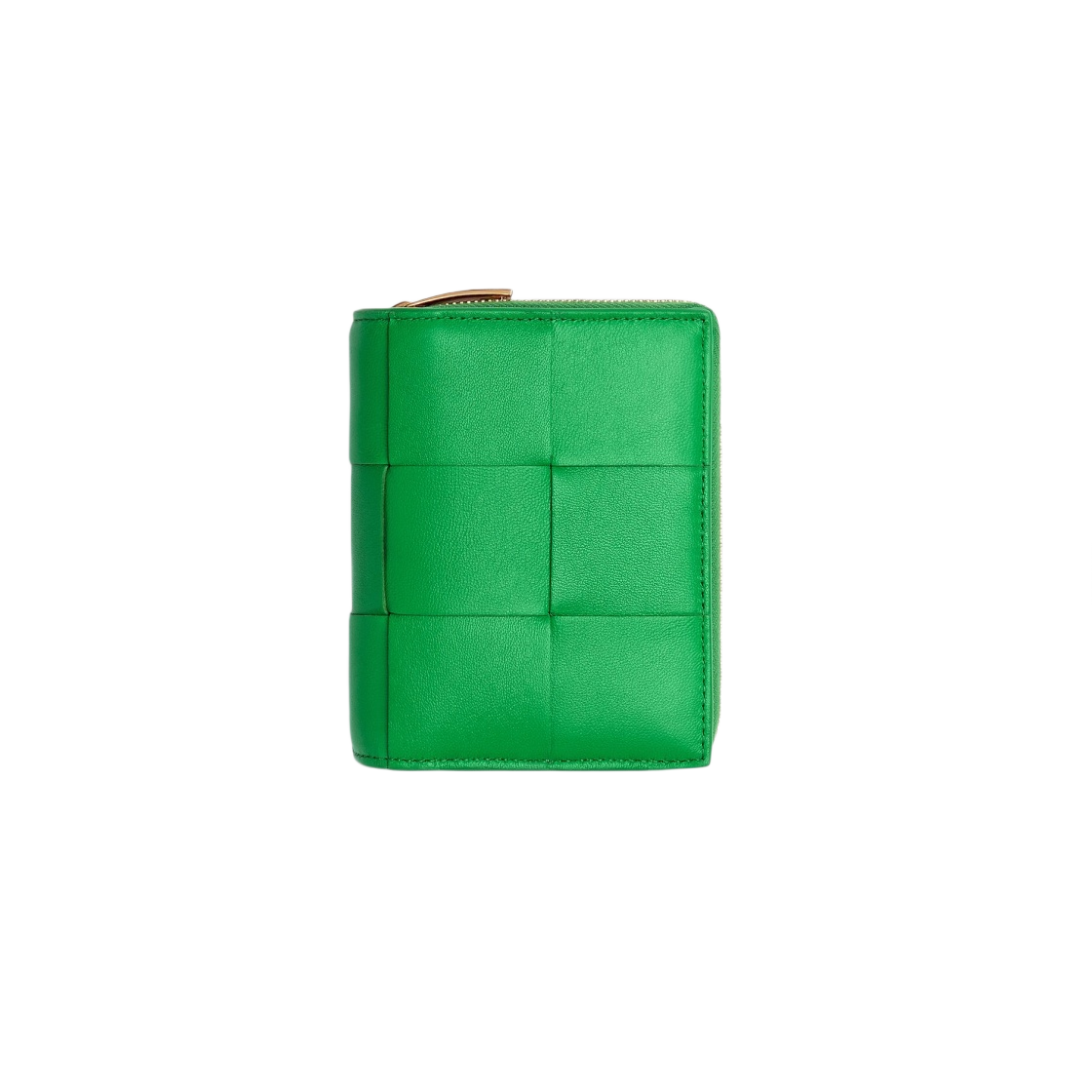 보테가 베네타 스몰 카세트백 바이폴드 지퍼 지갑 패러킷(Bottega Veneta Small Cassette Bi-Fold Zip Wallet Parakeet) - 1