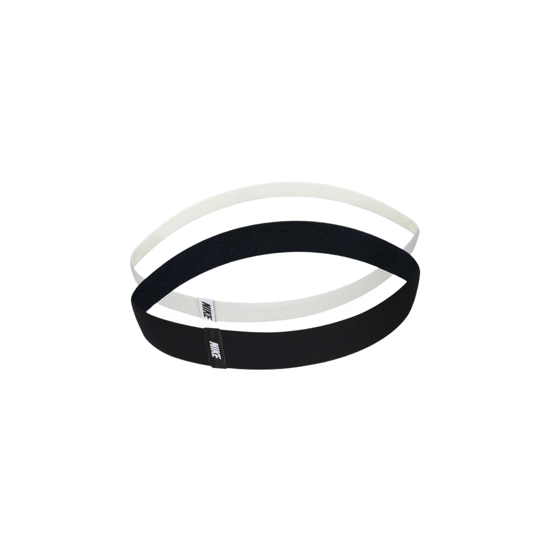 나이키 플렉스 헤드밴드 블랙 화이트 (2개입)(Nike Flex Headband Black White (2 Pack)) - 2