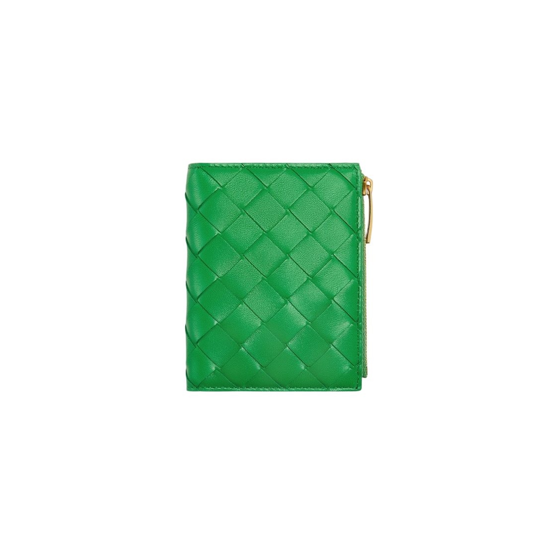 보테가 베네타 스몰 폴더형 지퍼 지갑 패러킷(Bottega Veneta Small Bi-Fold Zip Wallet Parakeet) - 1