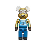 Bearbrick Despicable Me Dave Gold Chrome Ver. 1000%