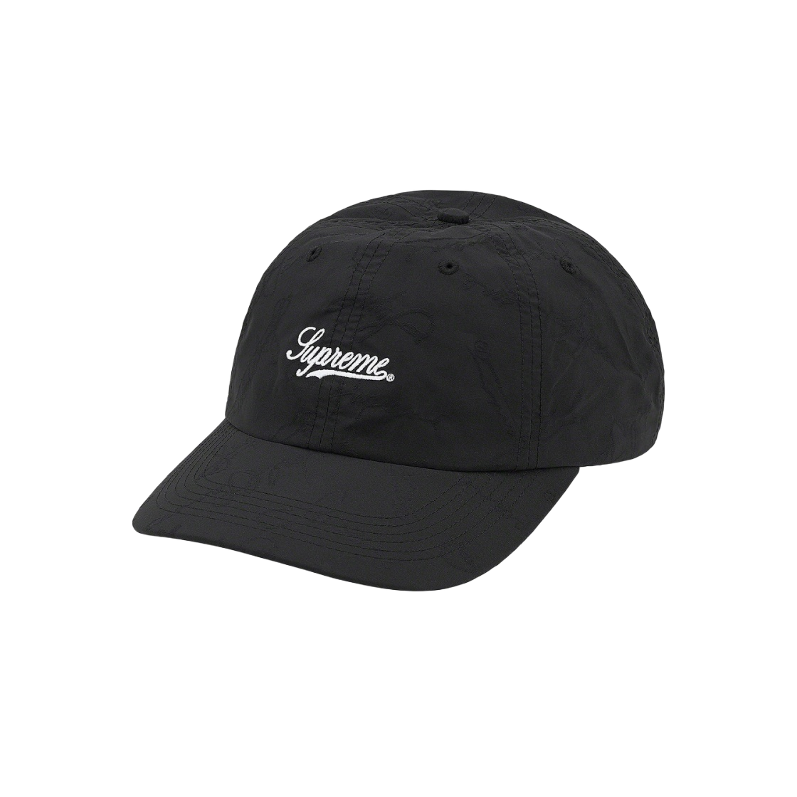 슈프림 스크립트 로고 6-패널 캡 블랙 - 20FW | Supreme | KREAM