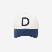 Deinet D Color Block Cap in Ivory