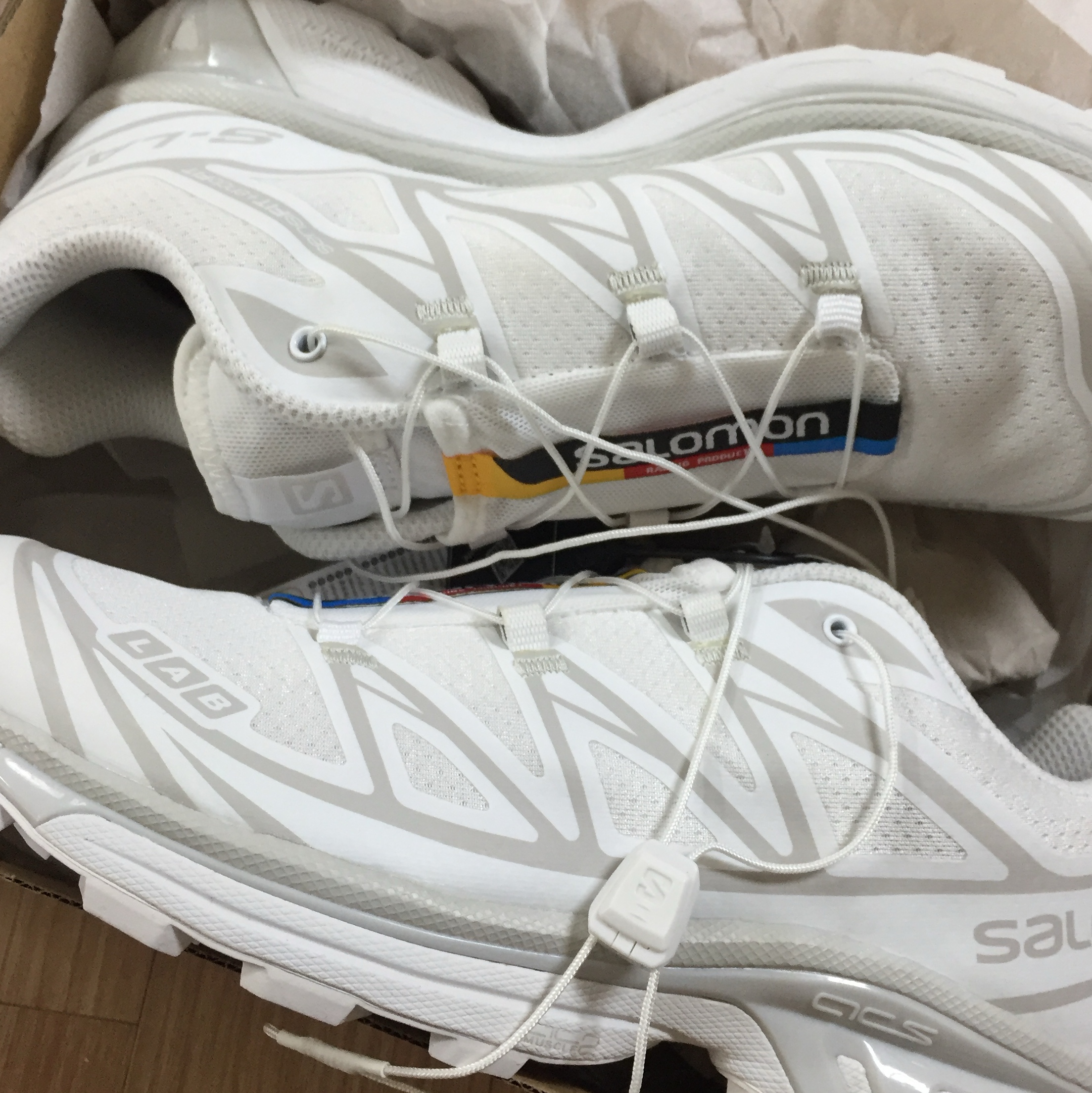 Salomon XT-6 ADV White 착용 스타일