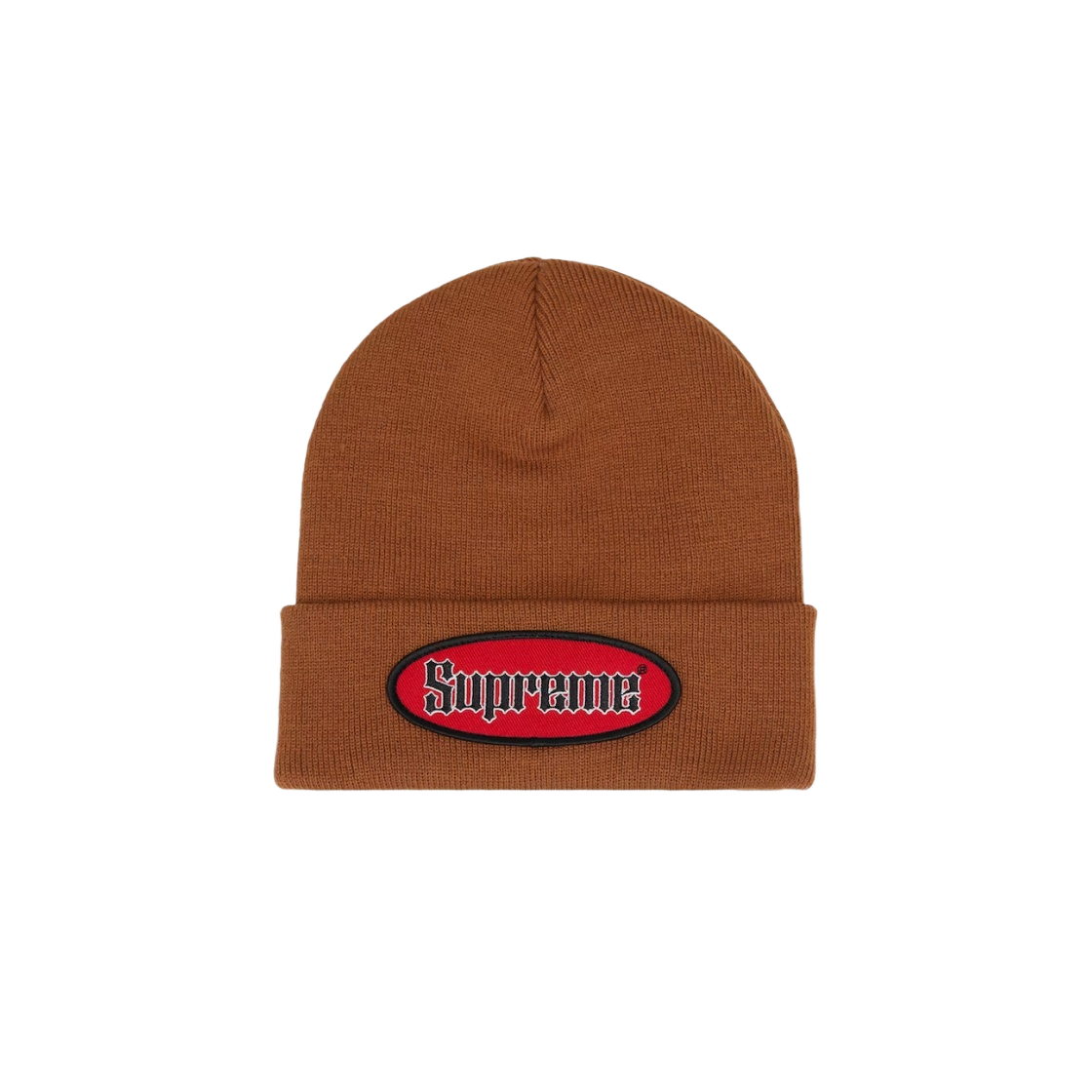 슈프림 오발 패치 비니 러스트 - 22SS(Supreme Oval Patch Beanie Rust - 22SS) - 1