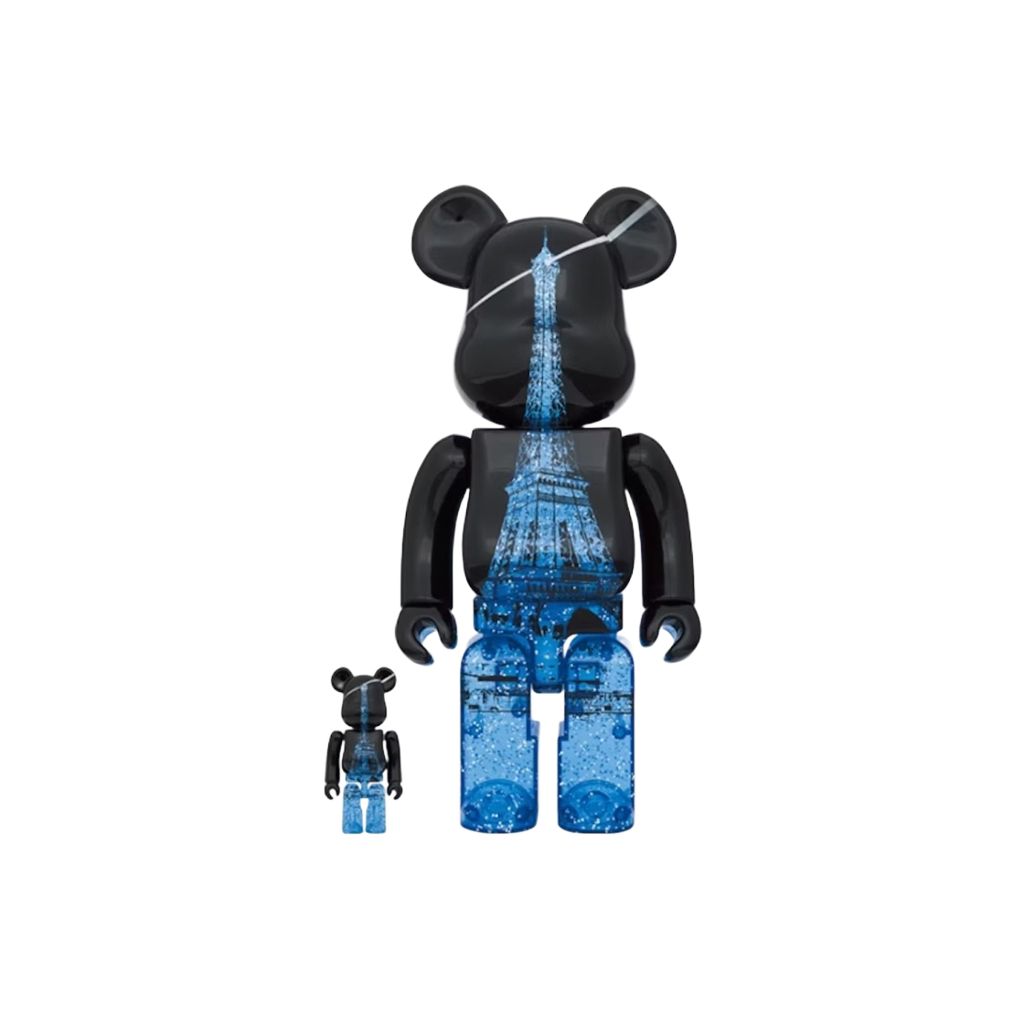 베어브릭 에펠탑 스파클링 100% & 400% 세트(Bearbrick Eiffel Tower Sparkling 100% & 400% Set) - 1