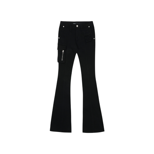 BOHEMIAN SEOUL] BOHEMSEO FRONT POCKET BOOTS CUT DENIM PANTS