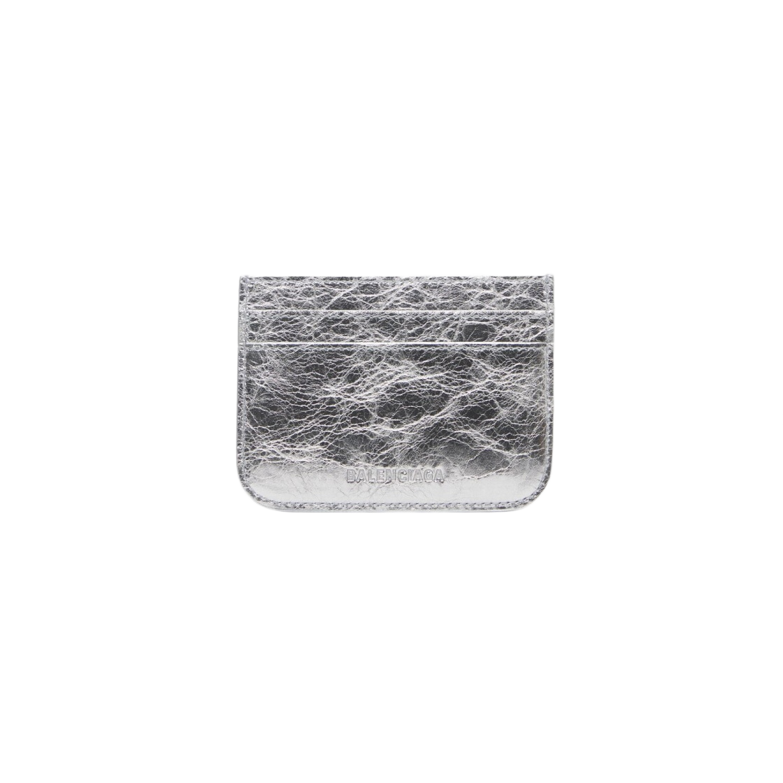 발렌시아가 르 카골 카드 홀더 메탈라이즈드 실버(Balenciaga Le Cagole Card Holder Metallized Silver) - 2