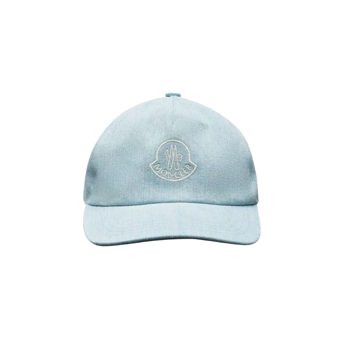 (W) 몽클레르 데님 베이스볼 캡 라이트 블루 - 23SS((W) Moncler Denim Baseball Cap Light Blue - 23SS) - 1