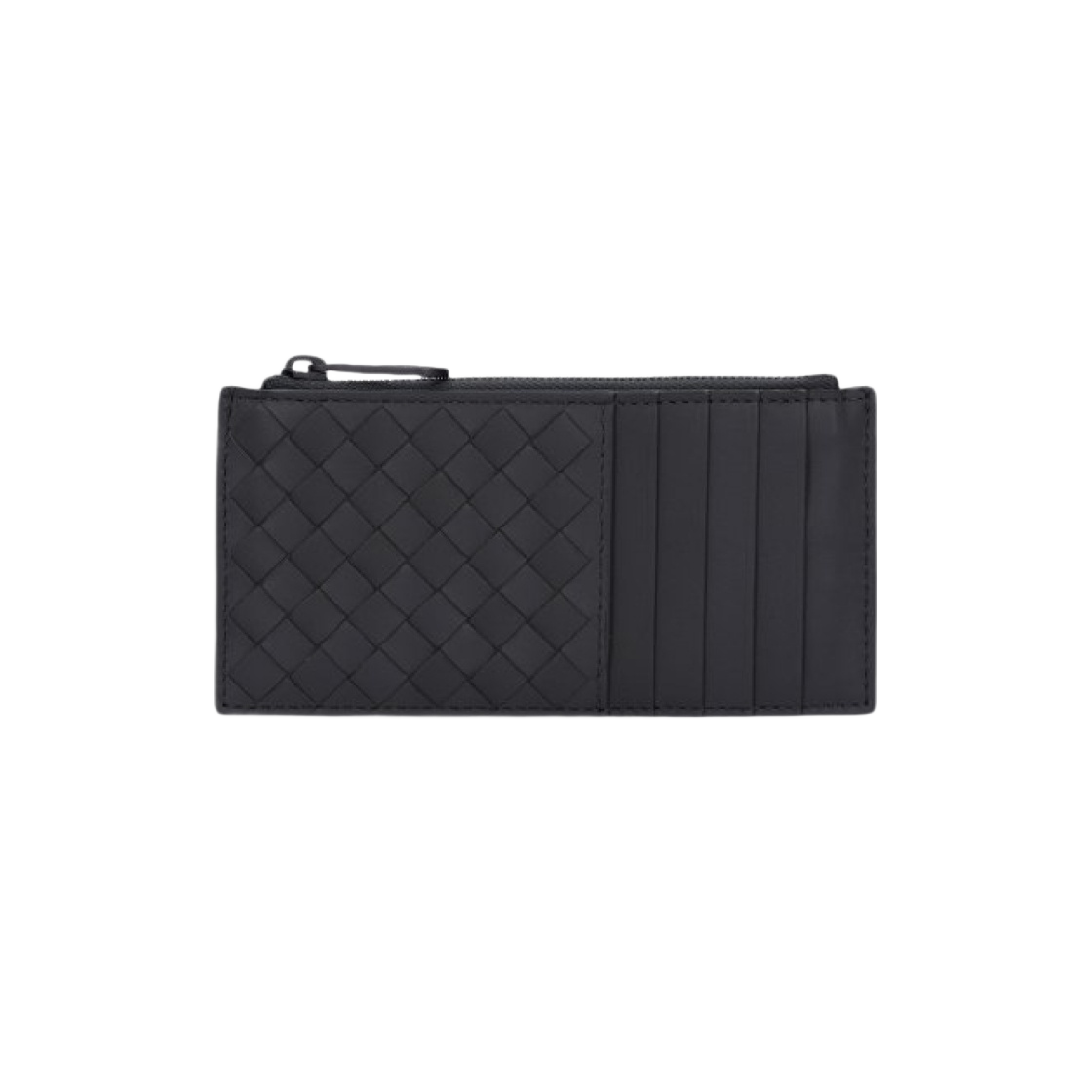 566430V46511423 Bottega Veneta Zipped Card Case Light Graphite - #2