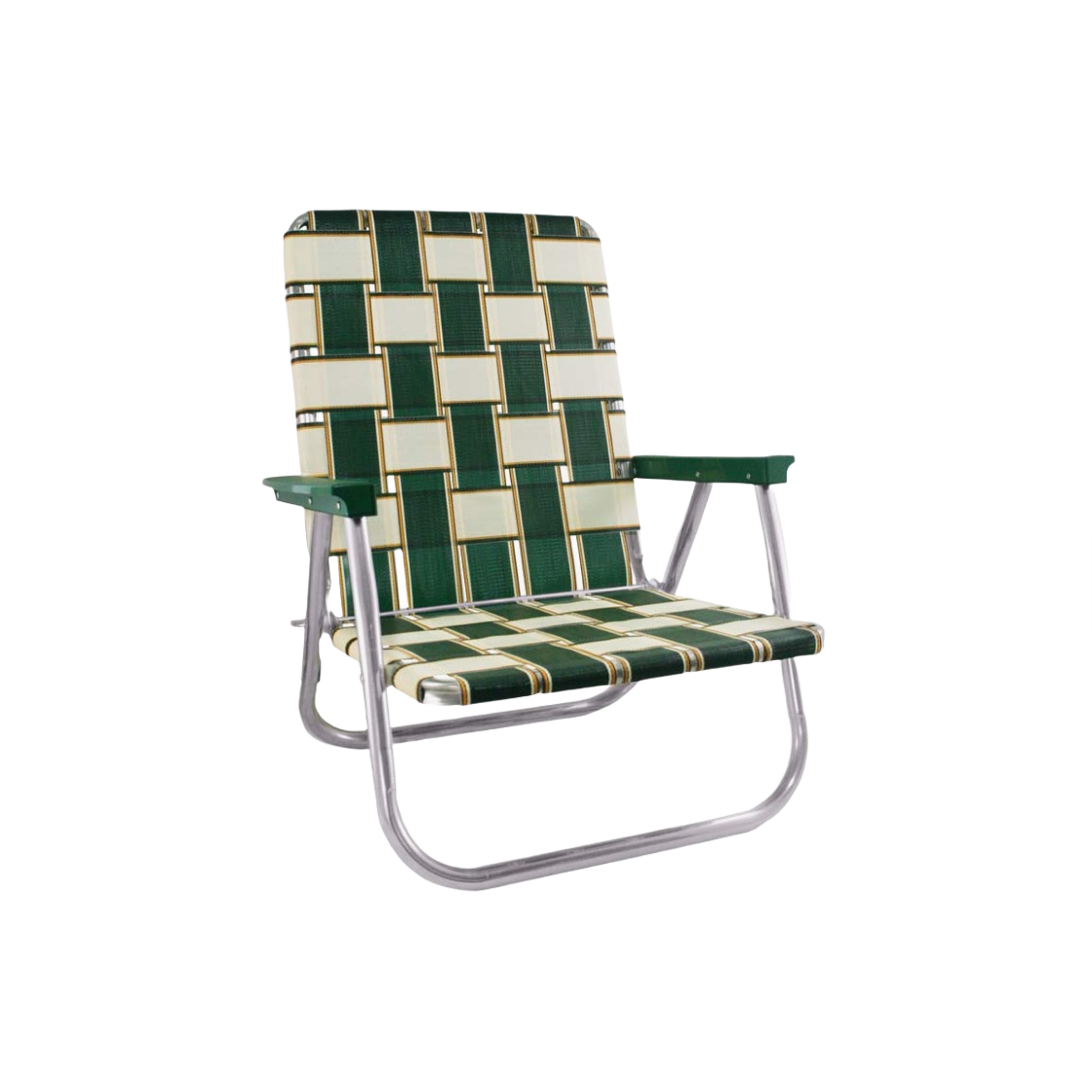 HUG0506 Lawn Chair Charleston High Back Beach Chair Green