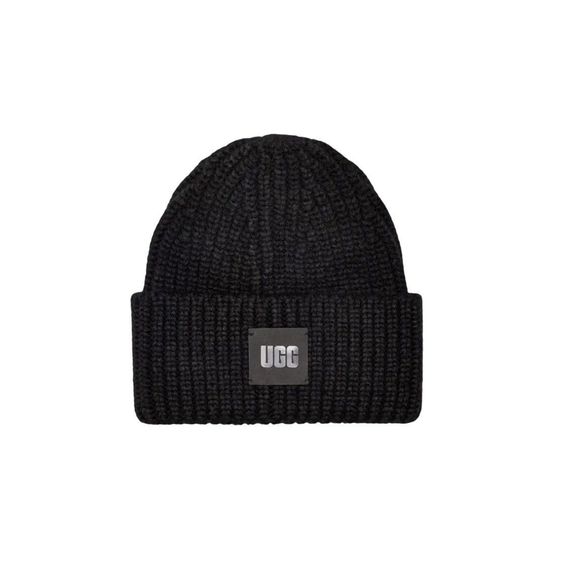 20061-BLK (W) UGG Chunky Rib Beanie Black