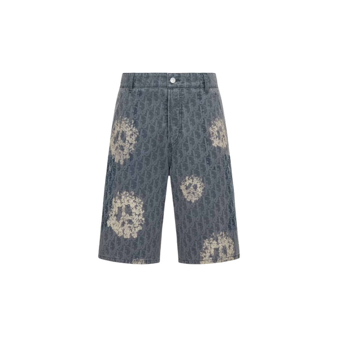 393D189BY528-C580 Dior x Denim Tears Dior Tears Bermuda Shorts Blue Cotton Denim - 대표 이미지 #1