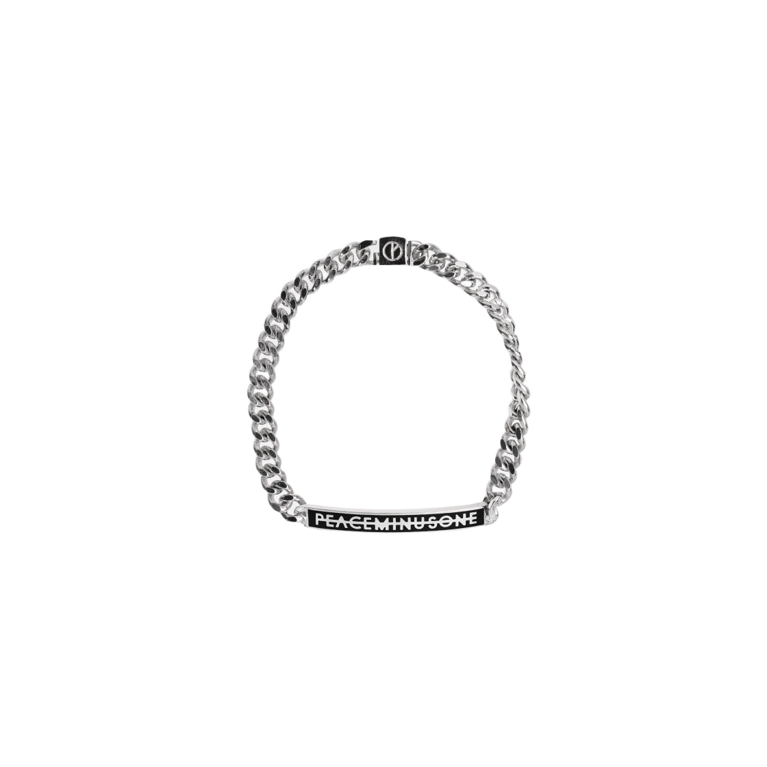 【Peaceminusone】 Logo Bracelet #1 Black peaceminusone logo bracelet #1 black