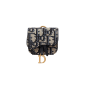 Dior Saddle Case for AirPods Pro Blue Dior Oblique Jacquard