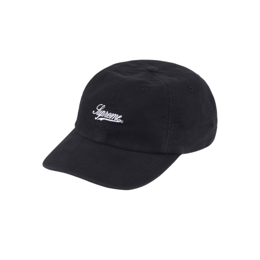 슈프림 스크립트 로고 6-패널 블랙 - 24SS | Supreme | KREAM