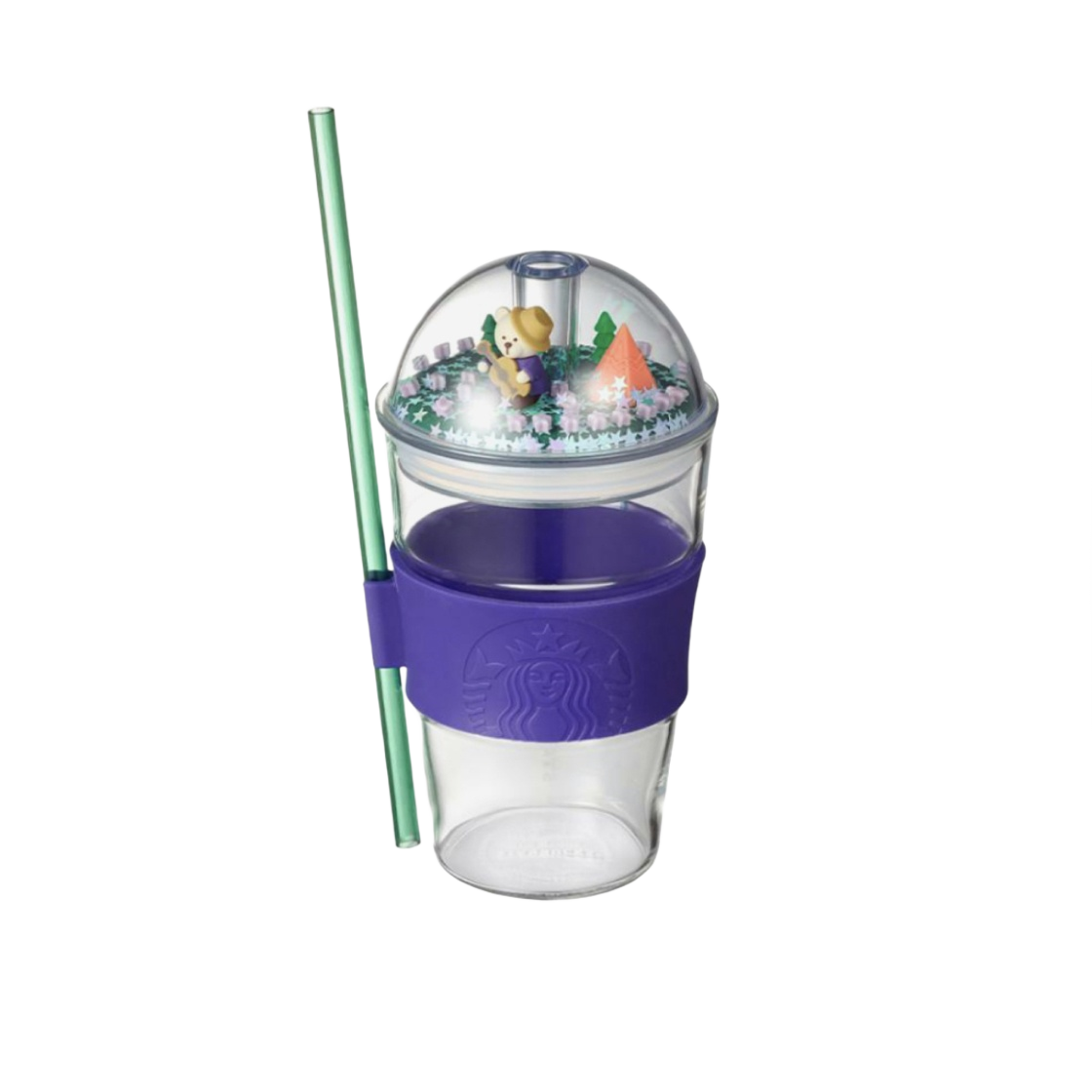 스타벅스 21 서머 포레스트 글라스 돔 콜드컵 503ml(Starbucks 21 Summer Forest Glass Dome Cold Cup 503ml) - 1