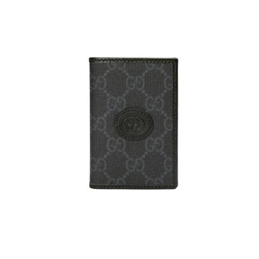 Gucci GG Card Case Wallet Black