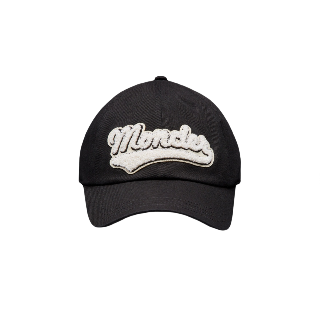 (W) 몽클레르 개버딘 베이스볼 캡 블랙 - 23FW((W) Moncler Gabardine Baseball Cap Black - 23FW) - 1