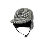 Palace Reverso Earflap 4-Panel Houndstooth White - 23FW