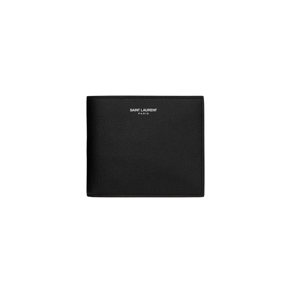 396307-BTY0N-1000 Saint Laurent East/West Wallet in Grain De Poudre Embossed Leather Black - 대표 이미지 #1