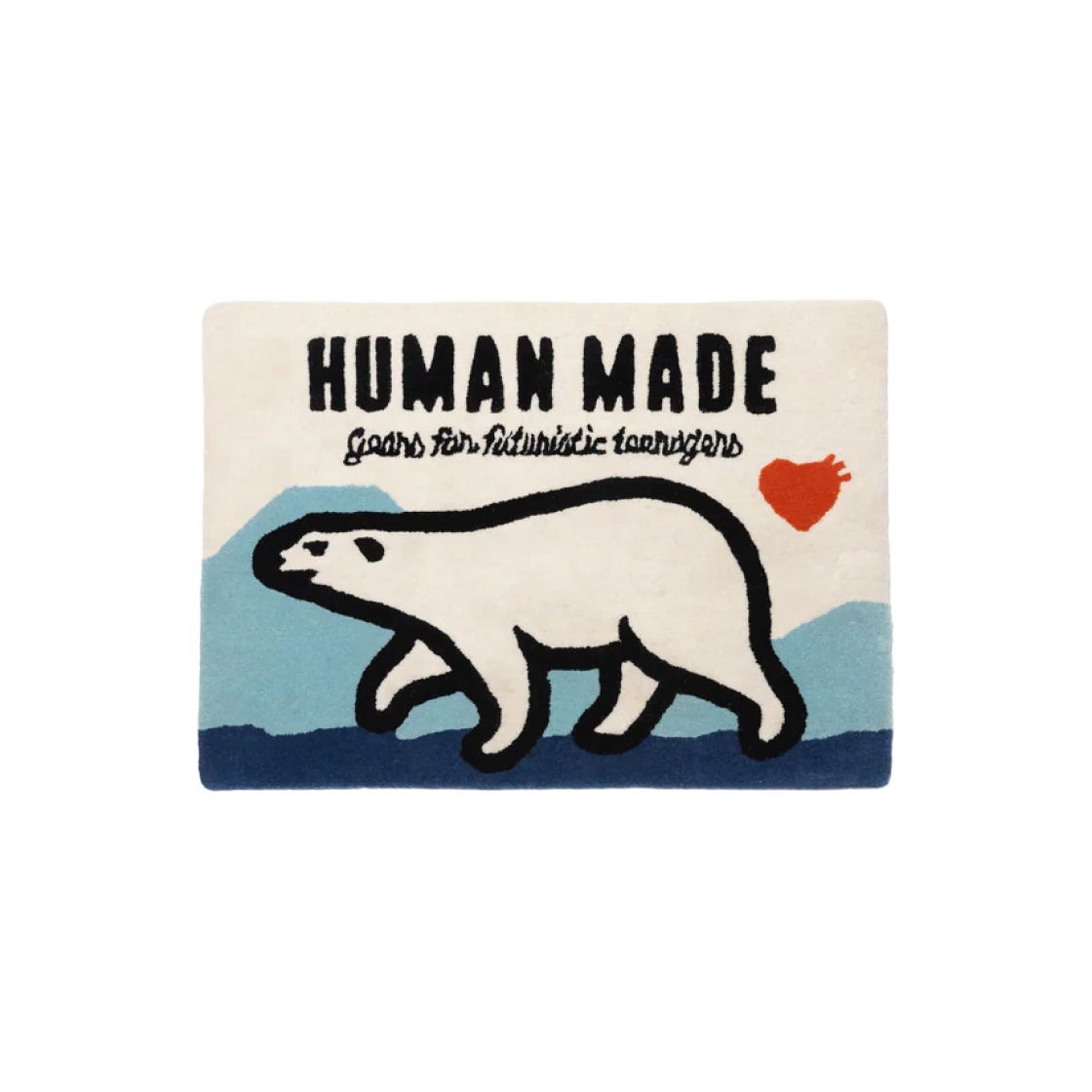 2枚セット！HUMAN MADE シロクマ ラグマット HUMAN MADE - Human Made POLAR BEAR RUG シロクマ ラグマットの通販