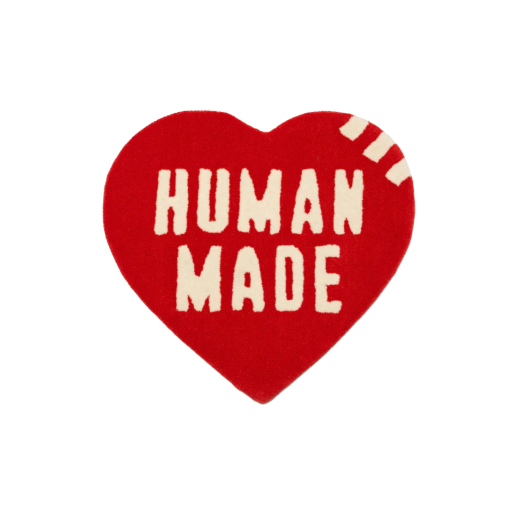 Human Made Heart Rug Medium Red