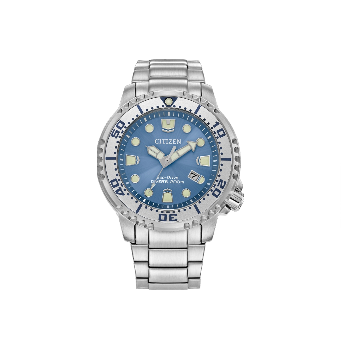 시티즌 프로마스터 다이브 에코드라이브 44mm 스테인리스 스틸 블루 실버(Citizen Promaster Dive Eco-Drive 44mm Stainless Steel Blue Silver)